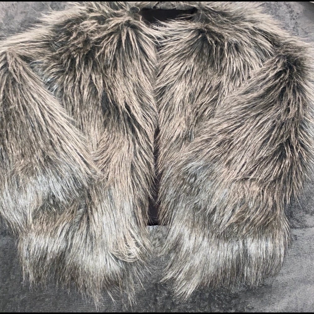 GUESS Faux Fur Jacket